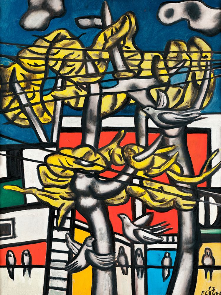 Uccelli sugli alberi, 1953