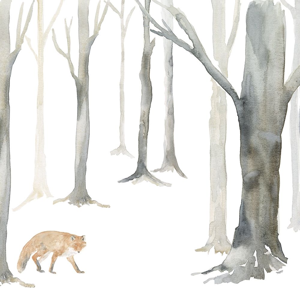 Winter Forest Fox