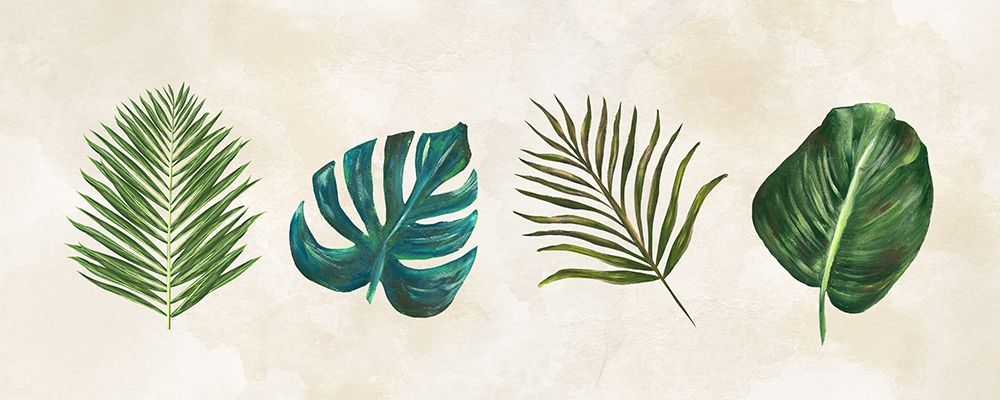 Tropical Leaves panel