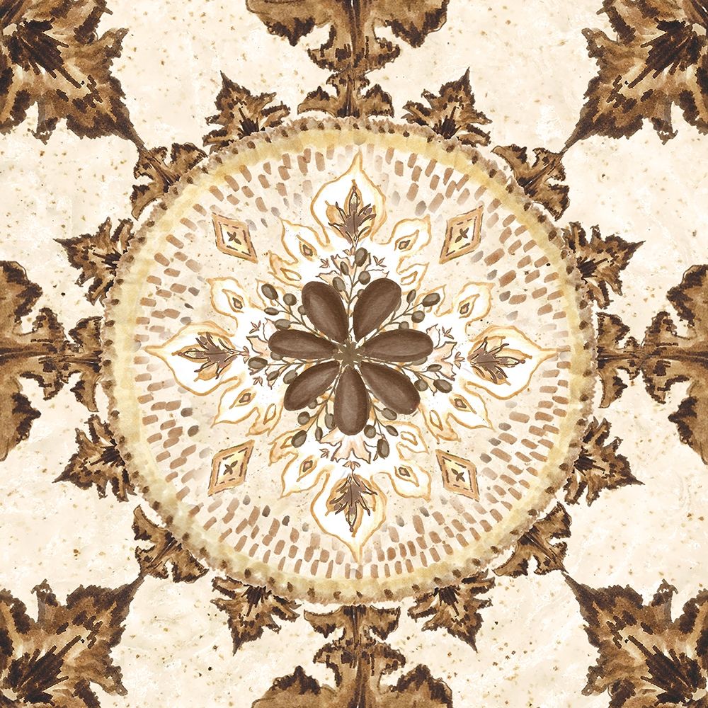 Warm Tribal Texture Medallion IV