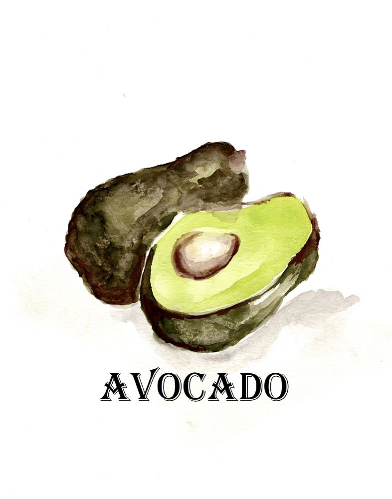 Veggie Sketch  II-Avocado