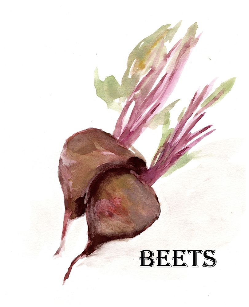 Veggie Sketch  IV-Brown Beets