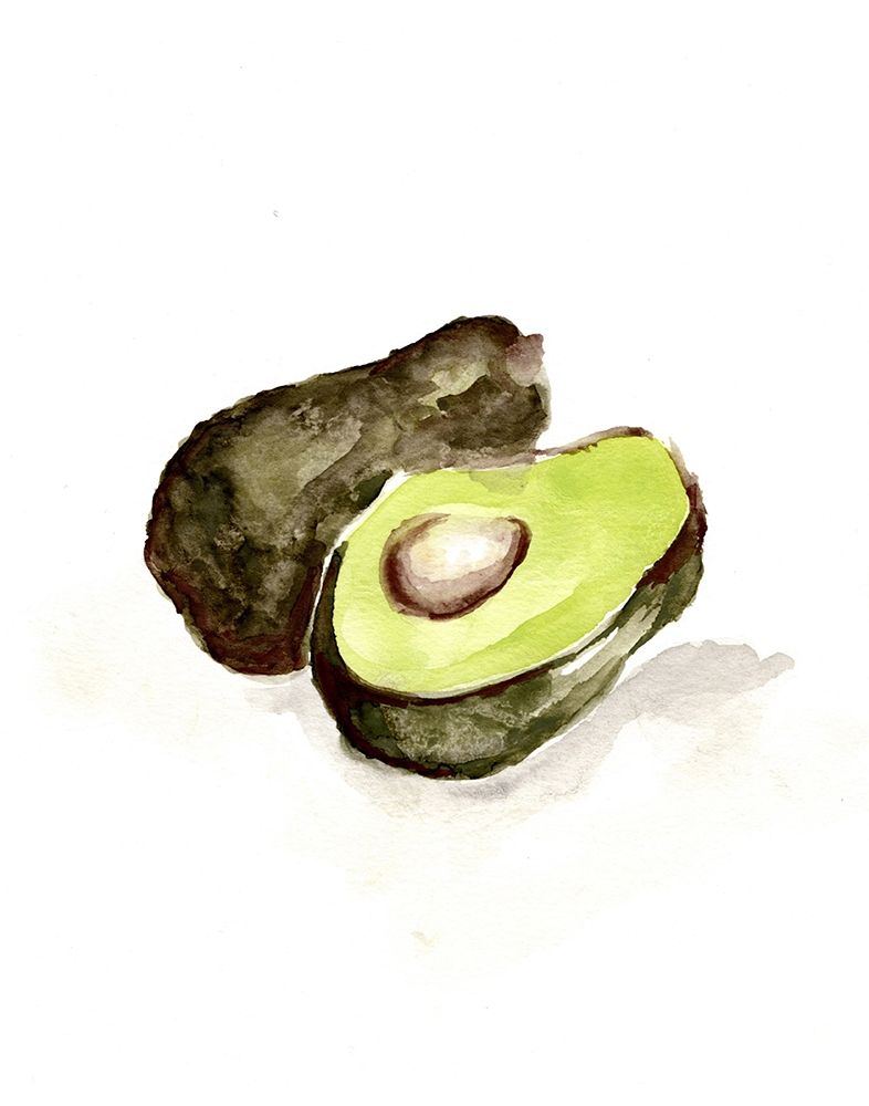 Veggie Sketch plain  II-Avocado