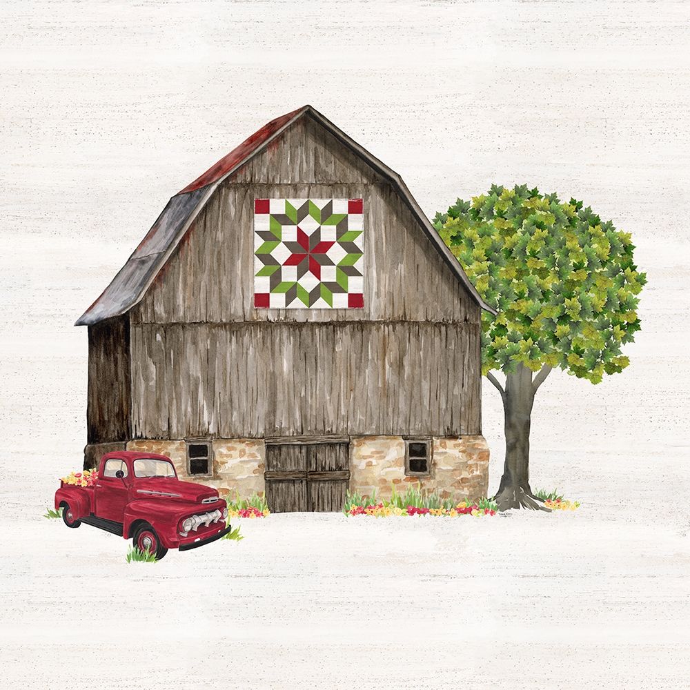 Spring and Summer Barn Quilt II