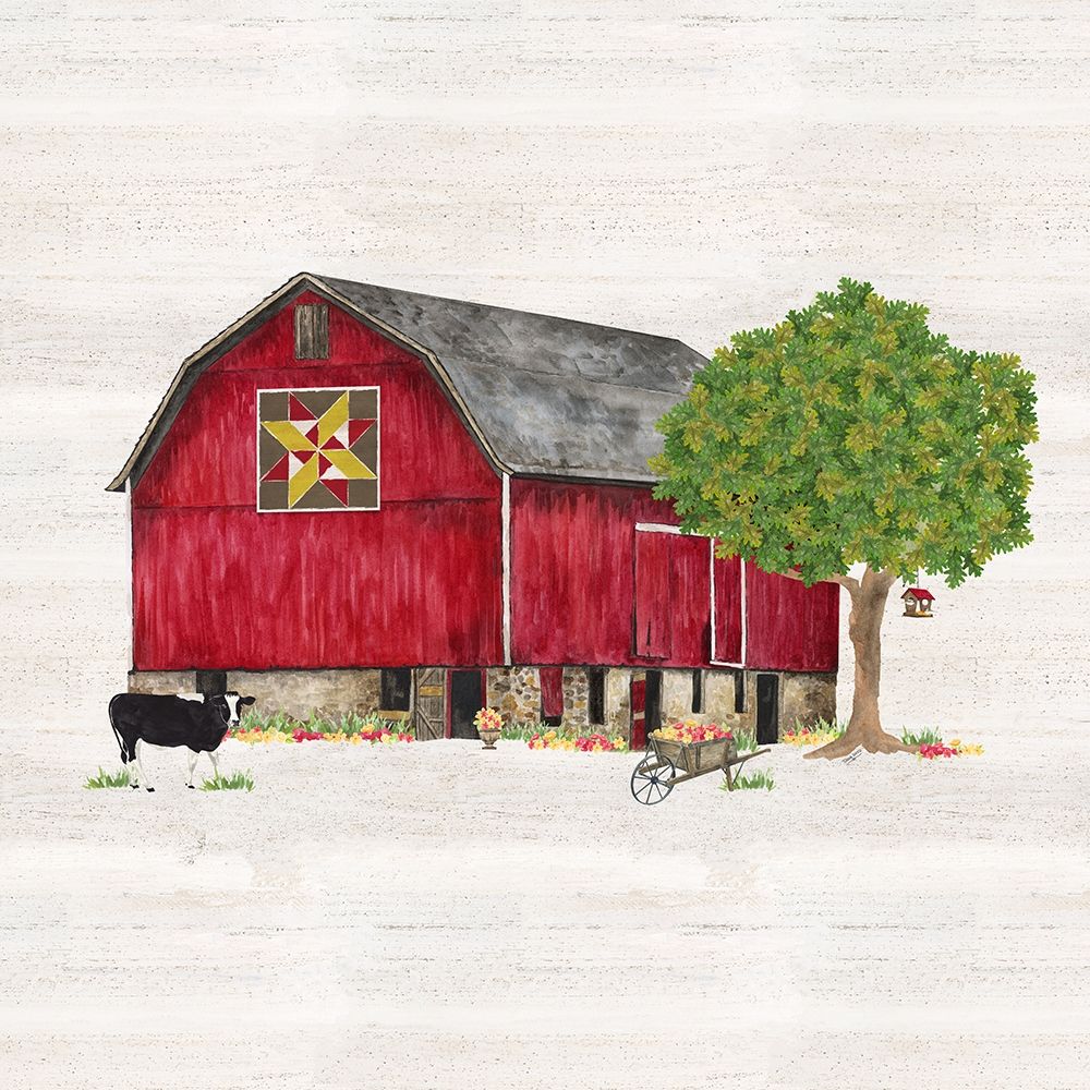 Spring and Summer Barn Quilt III