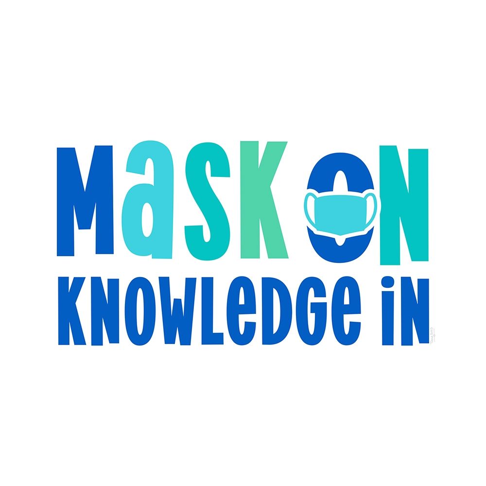 Teacher Truths blue III-Mask On