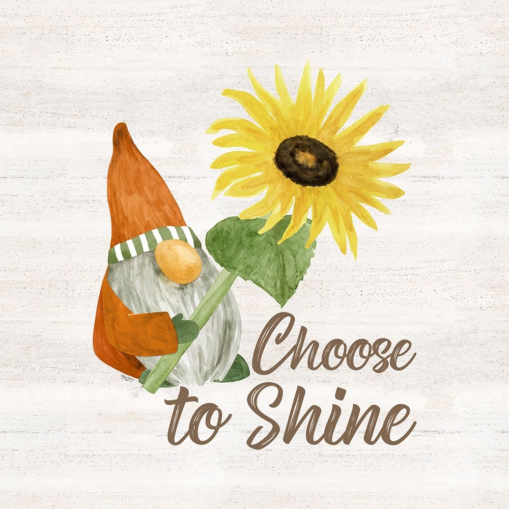 Fall Gnomes Sentiment II-Choose to Shine