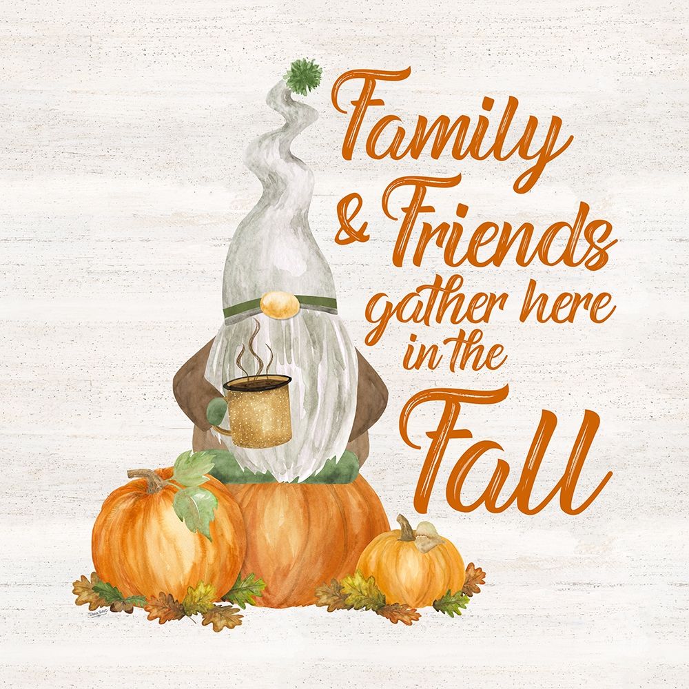 Fall Gnomes Sentiment V-Family and Friends