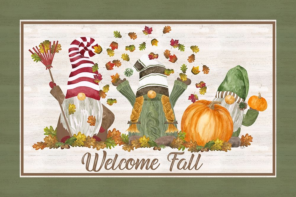 Fall Gnomes Sentiment landscape I-Welcome Fall