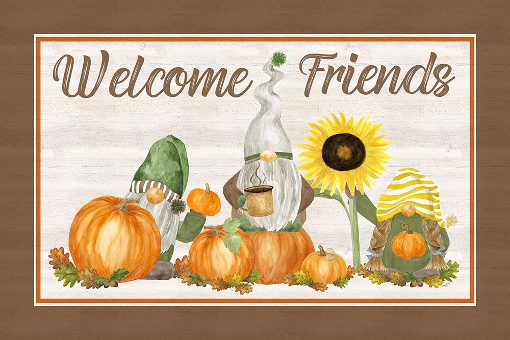 Fall Gnomes Sentiment landscape II-Welcome Friends