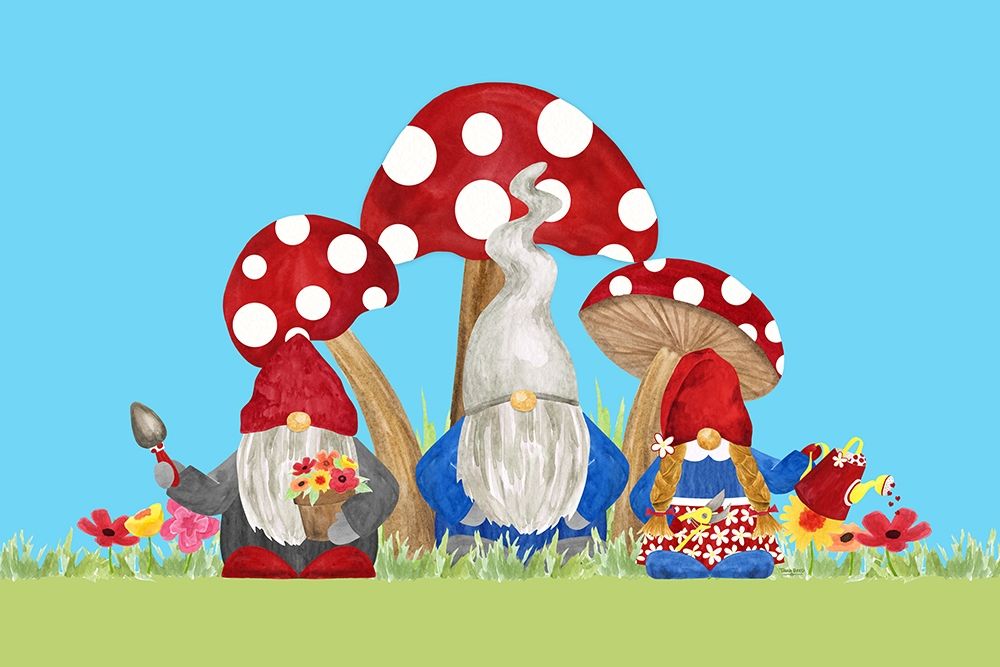 Gardening Gnomes landscape I