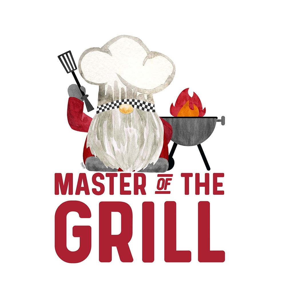 Gnome Grill Masters sentiment III-Master of the Grill