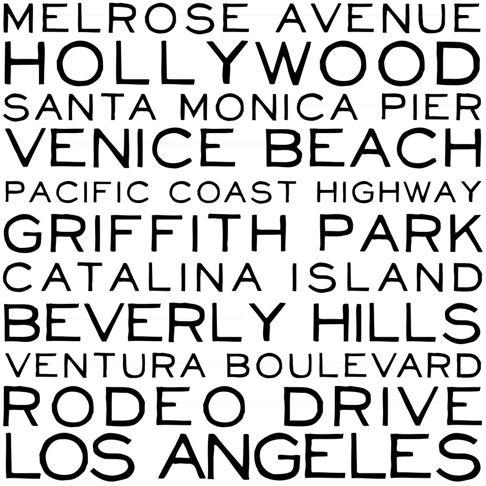 In Black And White Travel VI-California