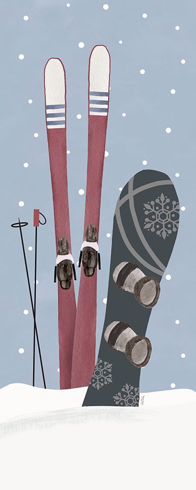 Winter Mountain Getaway panel III