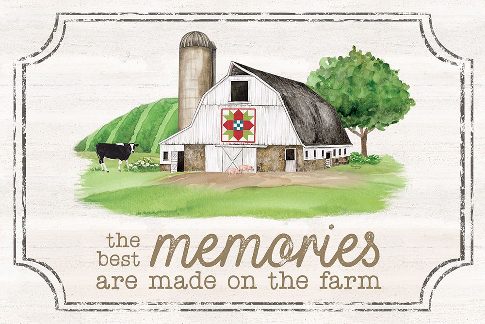Spring on the Farm landscape II-Memories