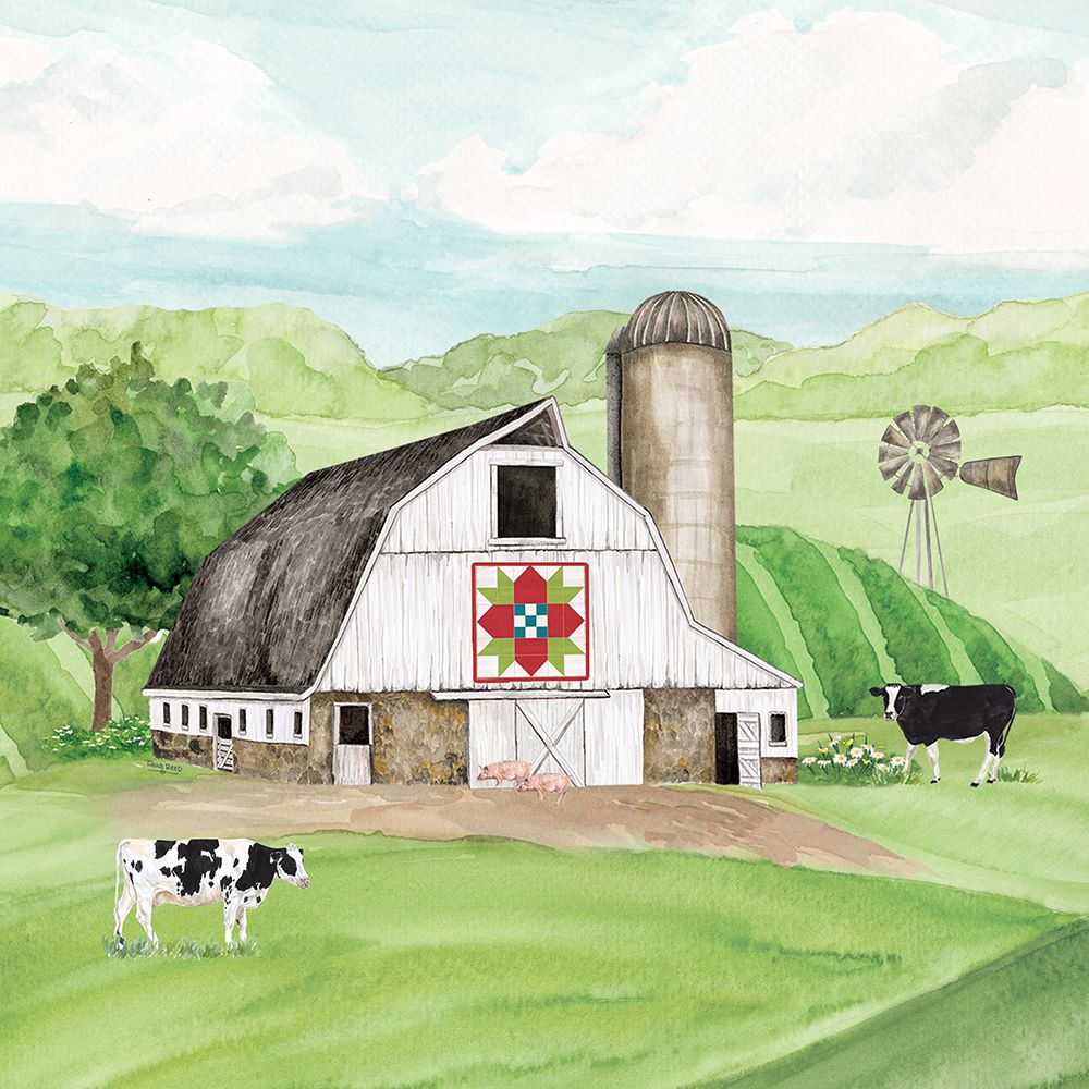 Spring on the Farm barn I