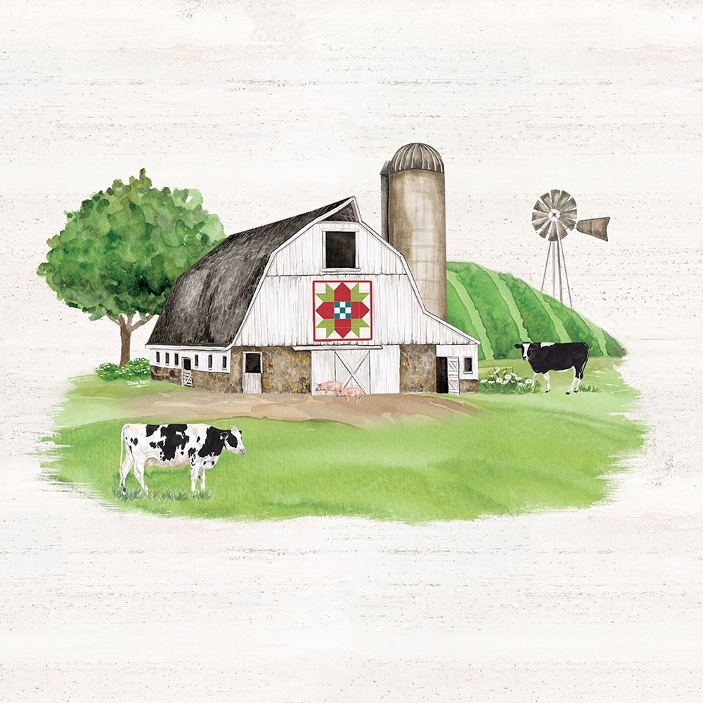 Spring on the Farm barn V