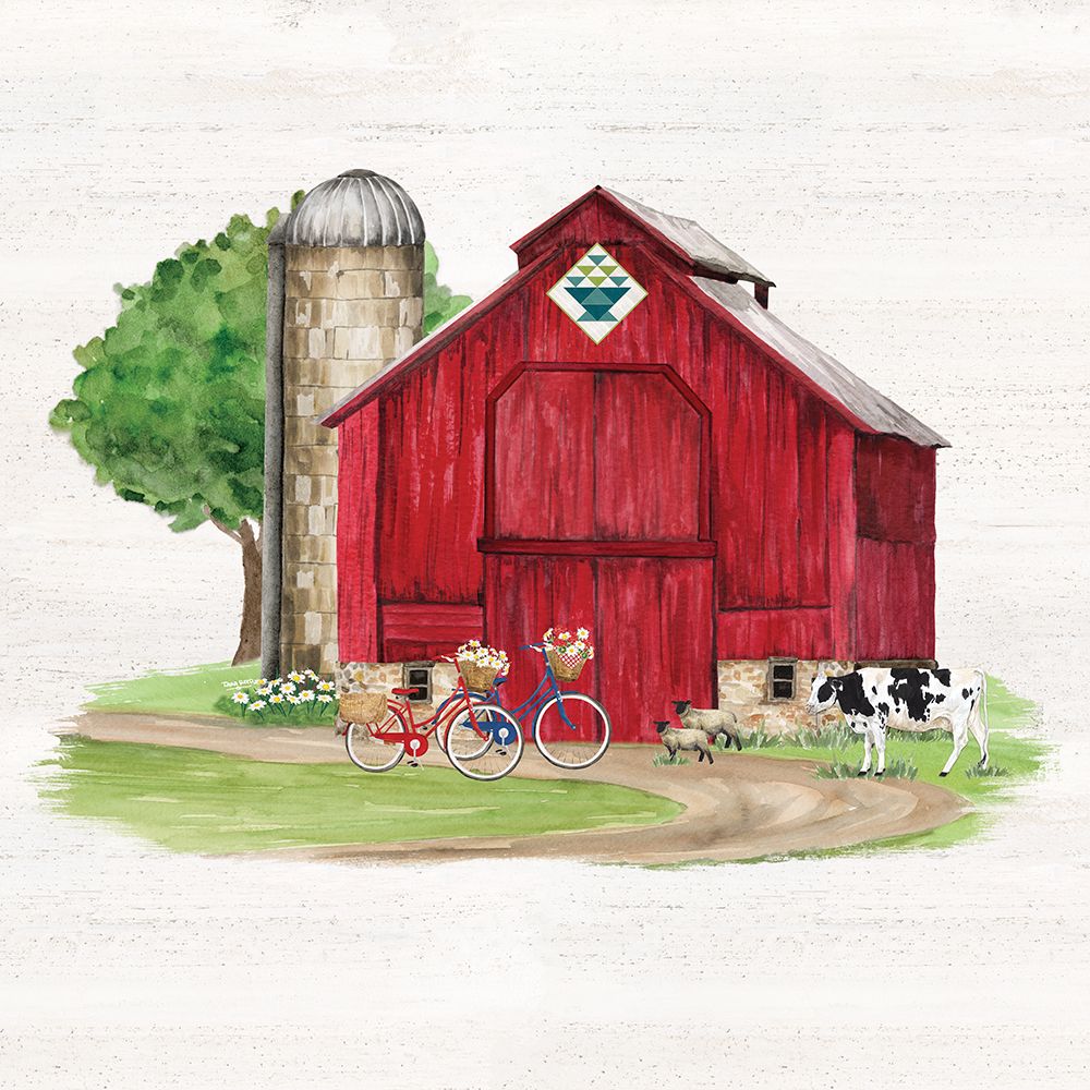 Spring on the Farm barn VI