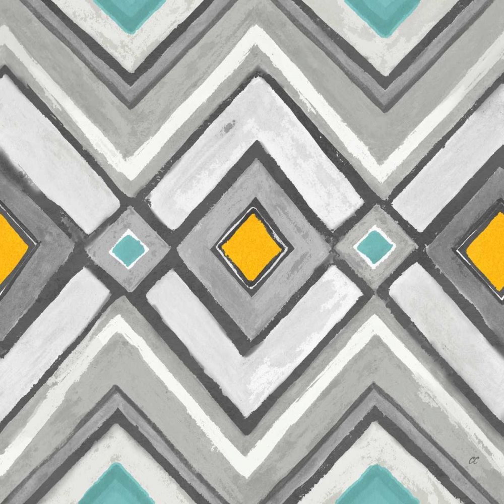 Chevron Tile Black-White II