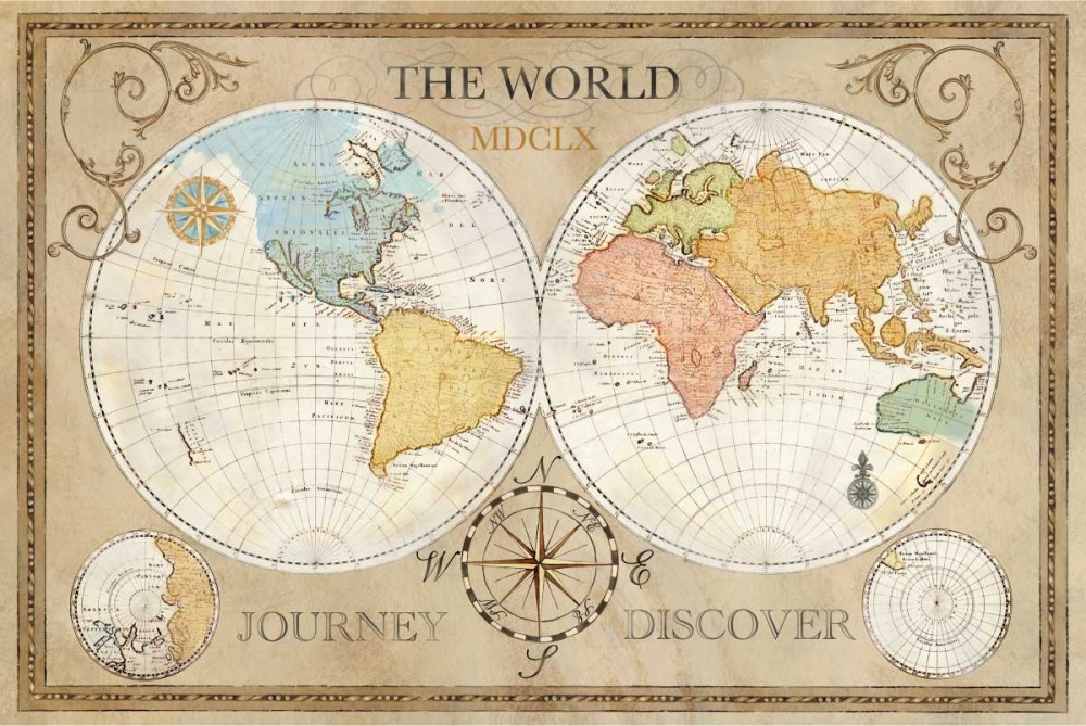 Old World Journey Map