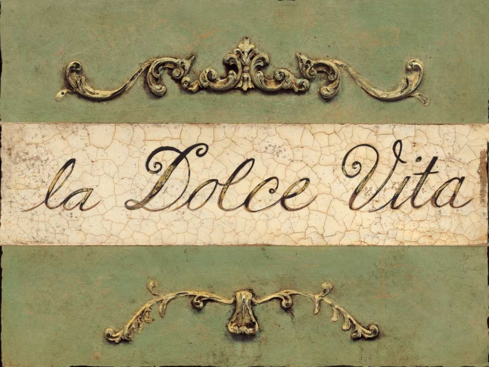 Dolce Vita Plaque