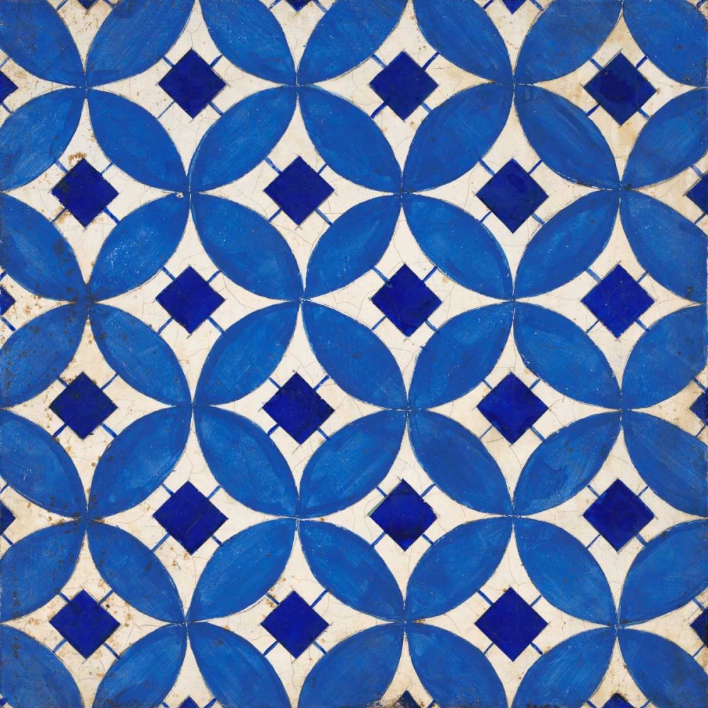 Lapis Inlaid Tile