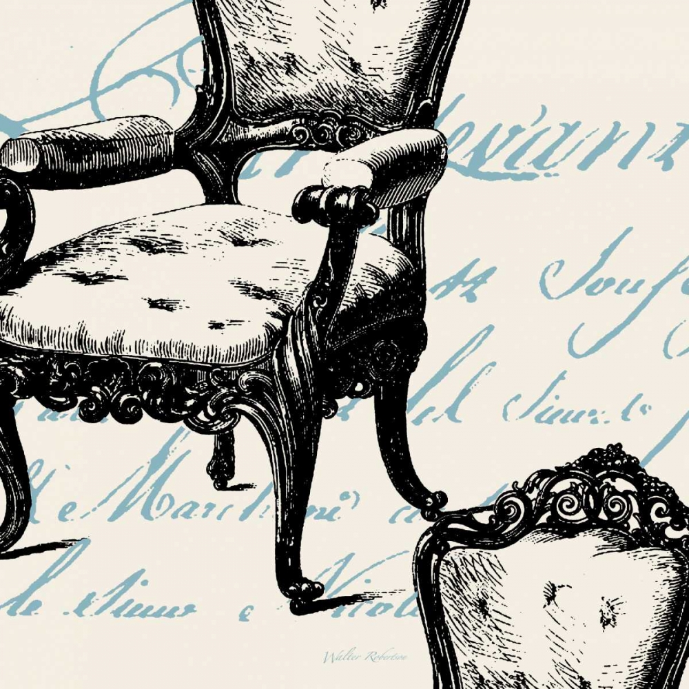 Script Tuft Chair