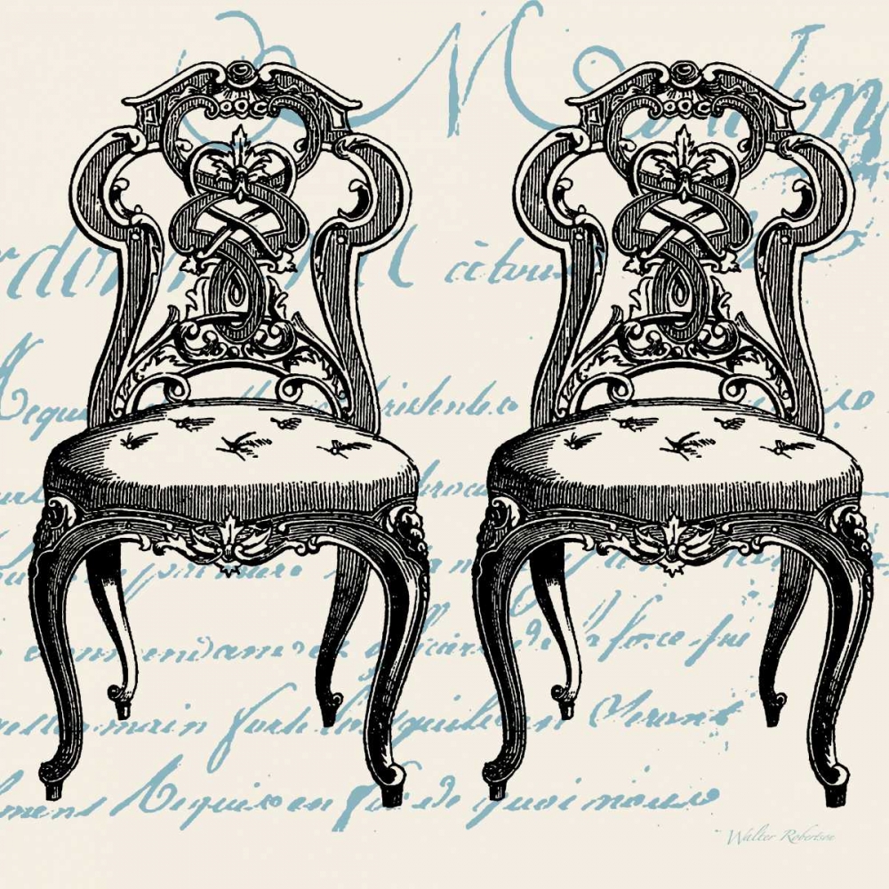 Script Chair Duo