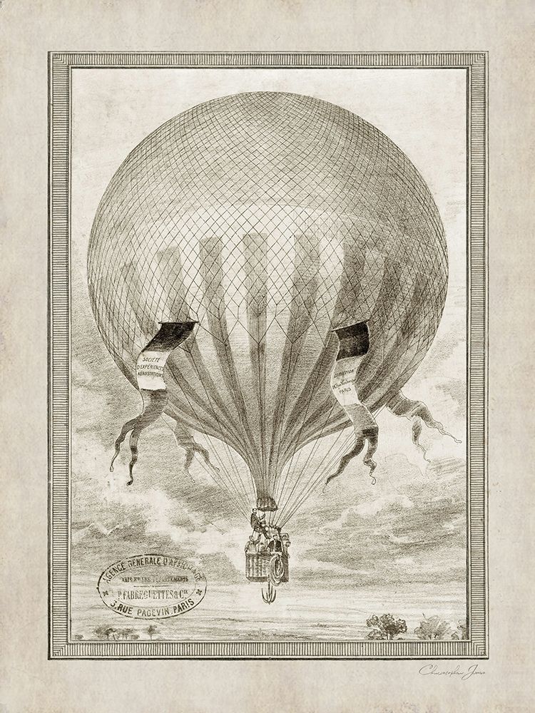 Balloon Over The Countryside