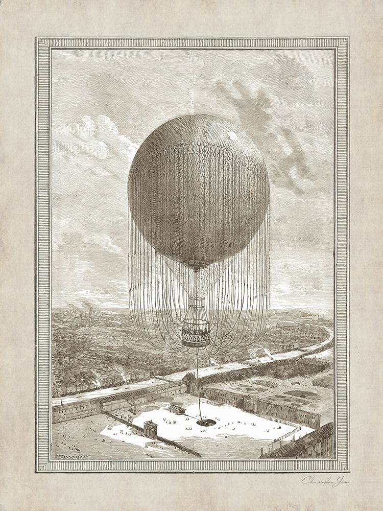 Balloon Over The Seine