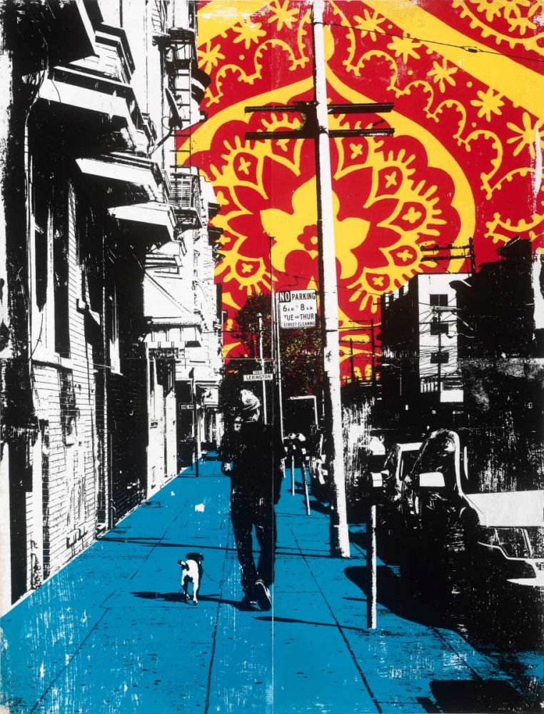 Urban Collage Sidewalk