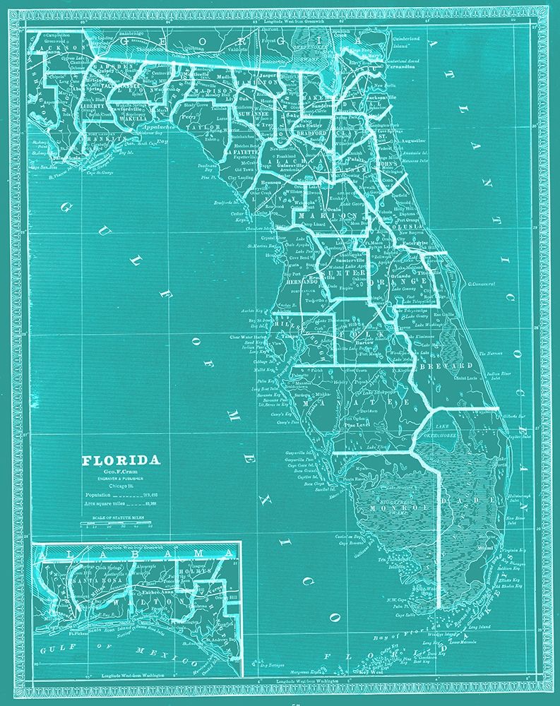 State of Florida Map