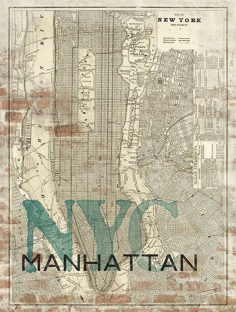 Reclaimed NYC Map