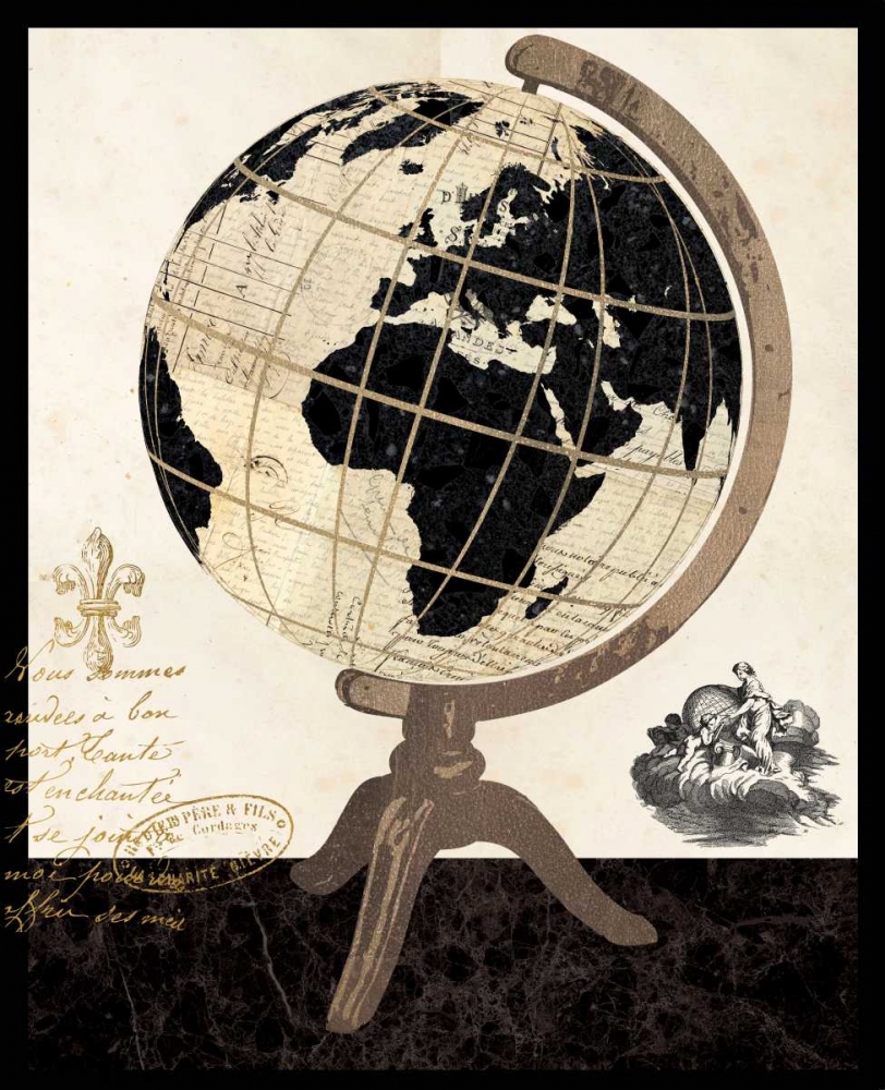 Vintage French Globe