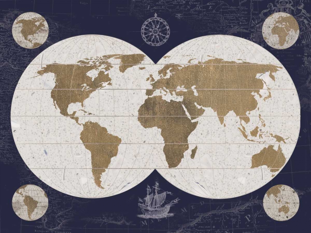 Explorers Map - Blue