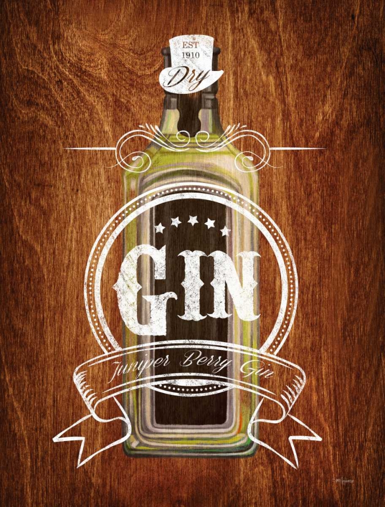 Gin Drinker Wood Sign