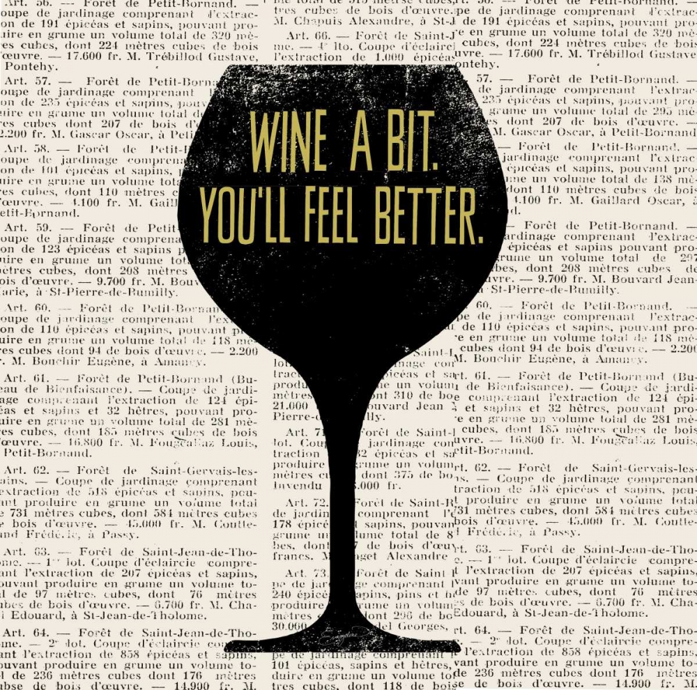 Wine Lino Print 1