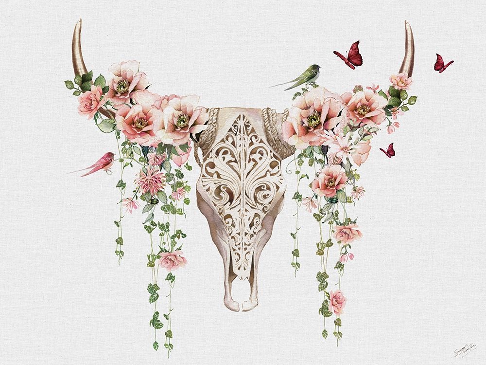 Floral Skull