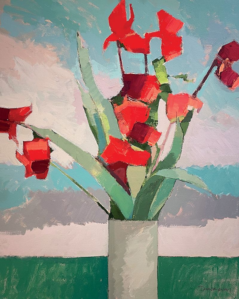 Red Irises