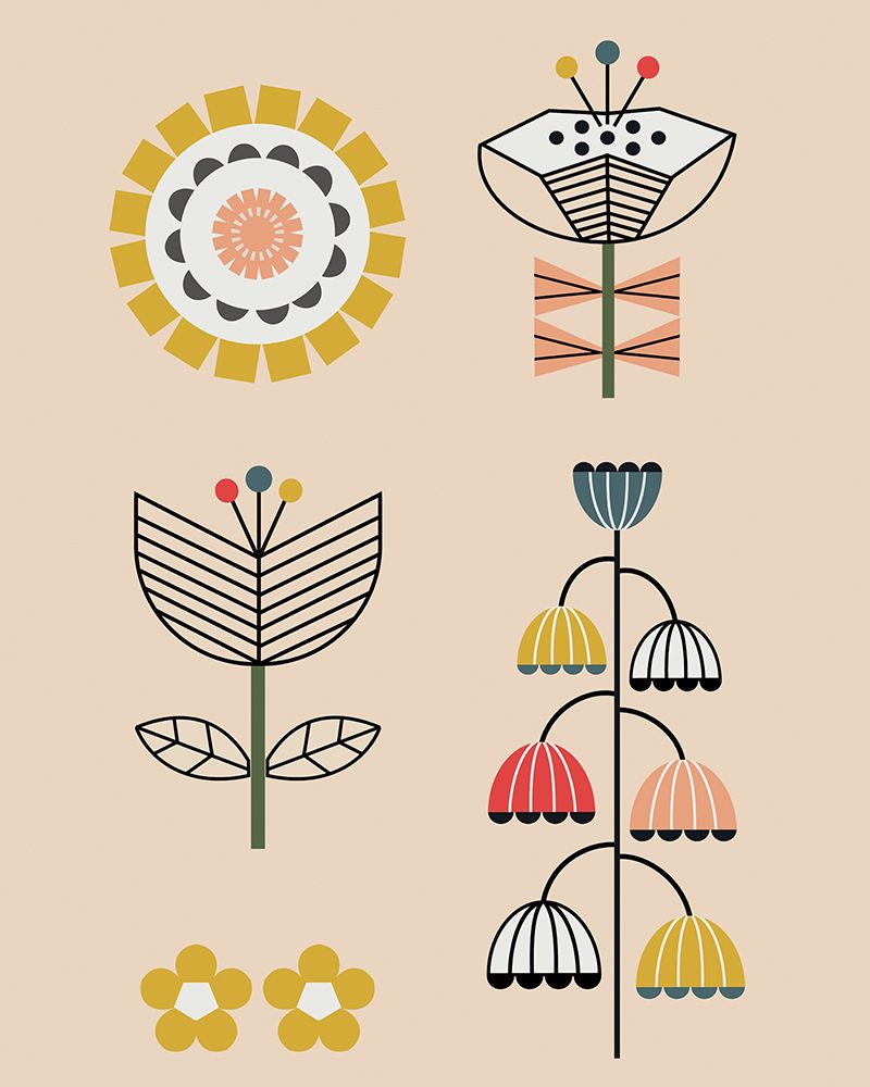 Mixed Flowers I