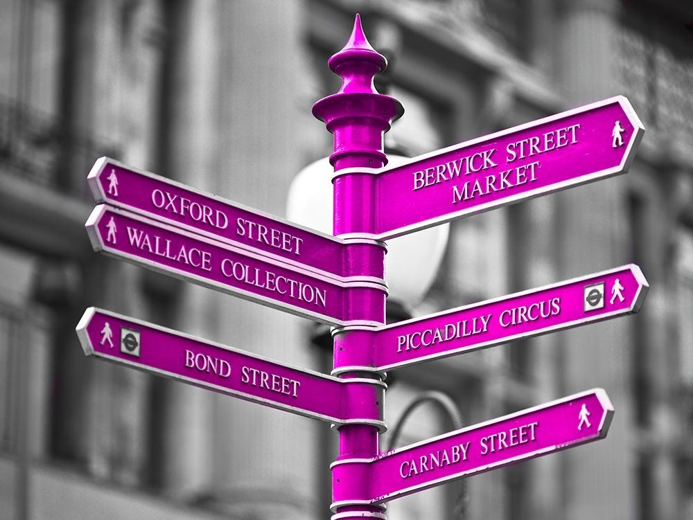 Oxford Circus Sign Post