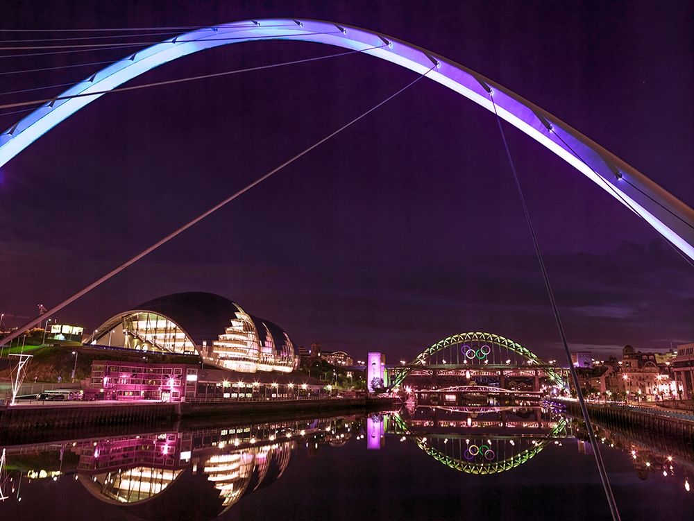 The Millenium Bridge, Newcastle Upon Tyne, FTBR-1881