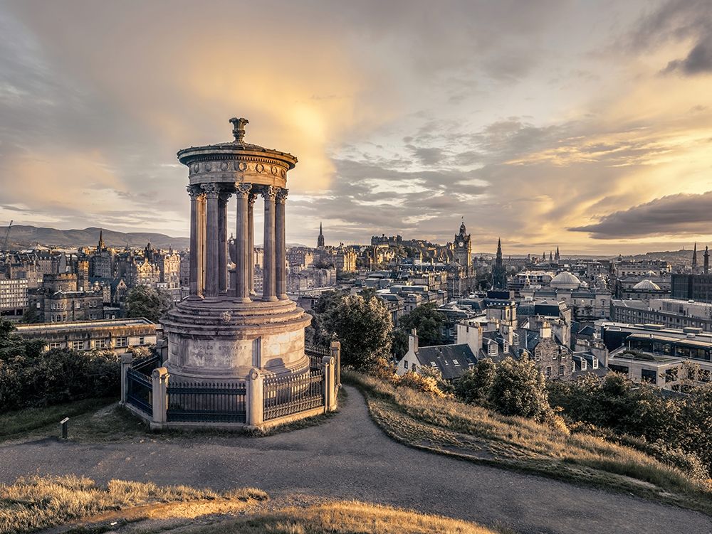 A view from Carlton Hill-Edinburgh-Scotland