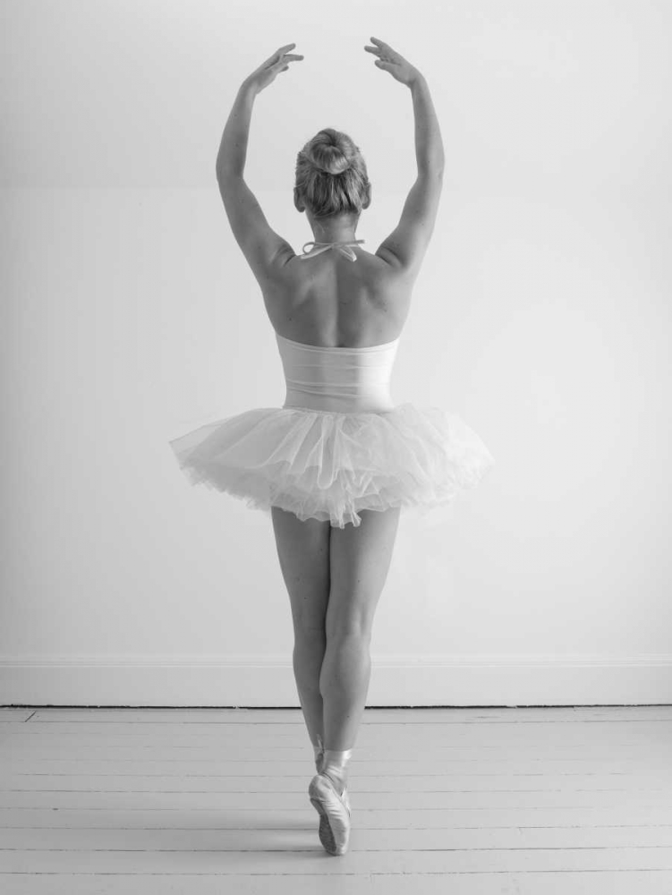 Young female ballerina