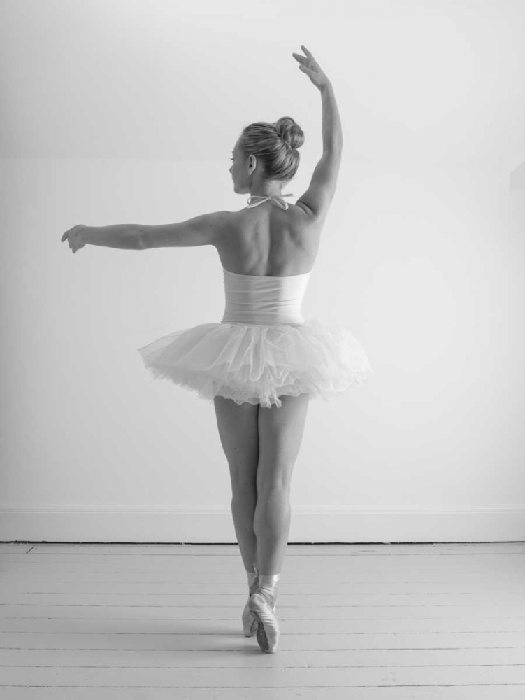 Young female ballerina