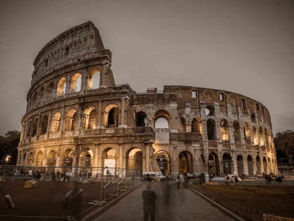 Famous Colosseum in Rome, Italy