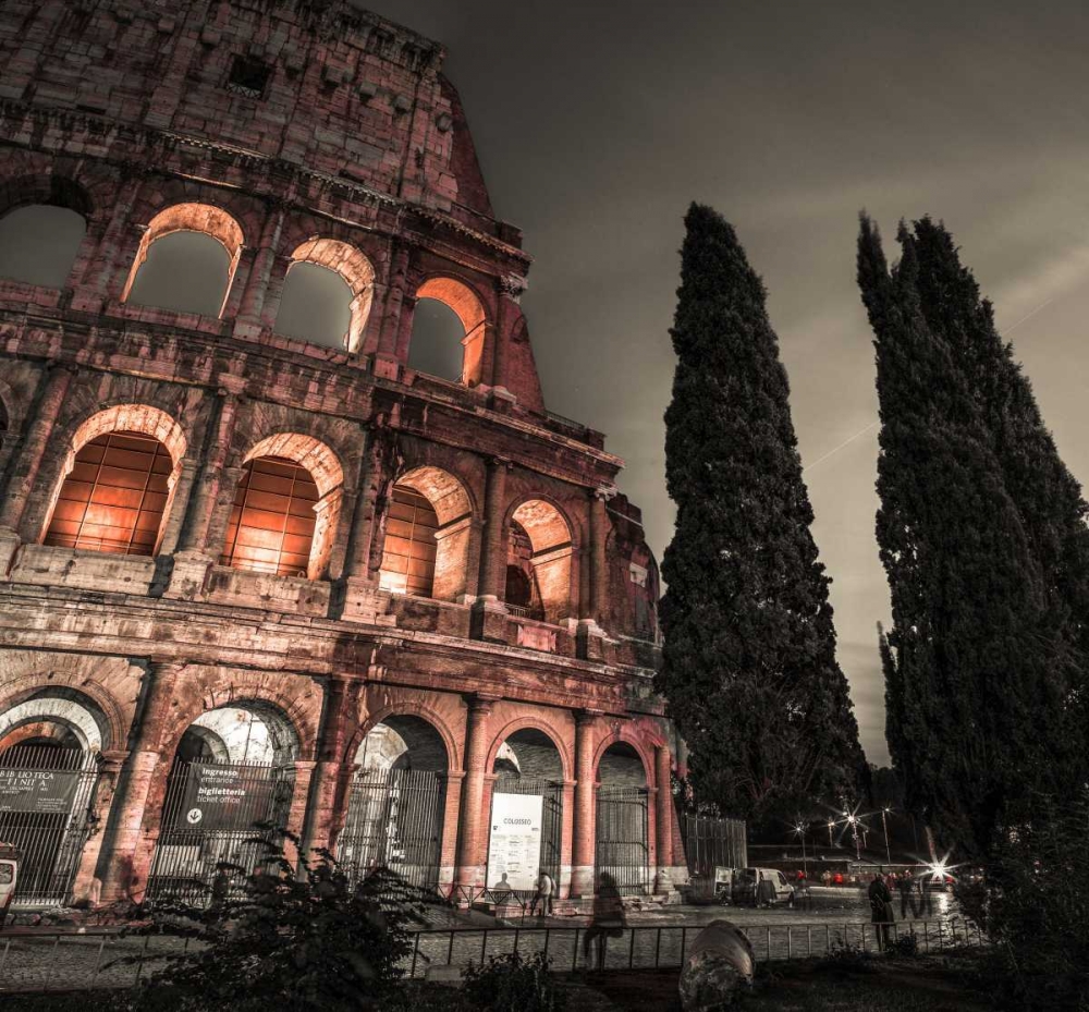 Famous Colosseum in Rome, Italy