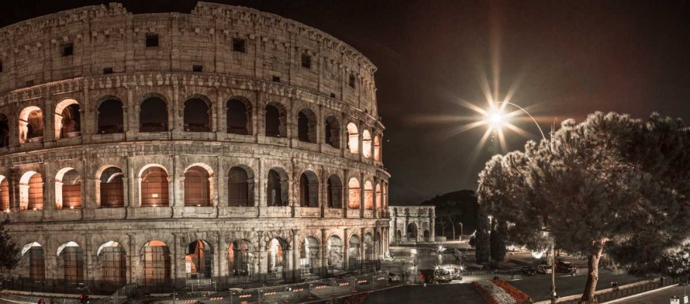 Famous Colosseum in Rome, Italy