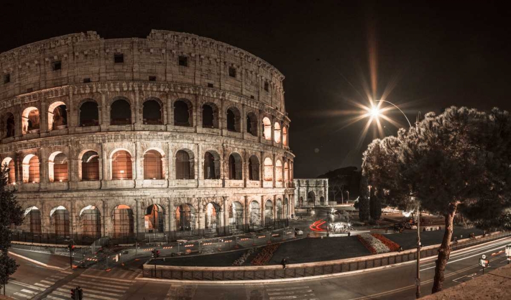 Famous Colosseum in Rome, Italy