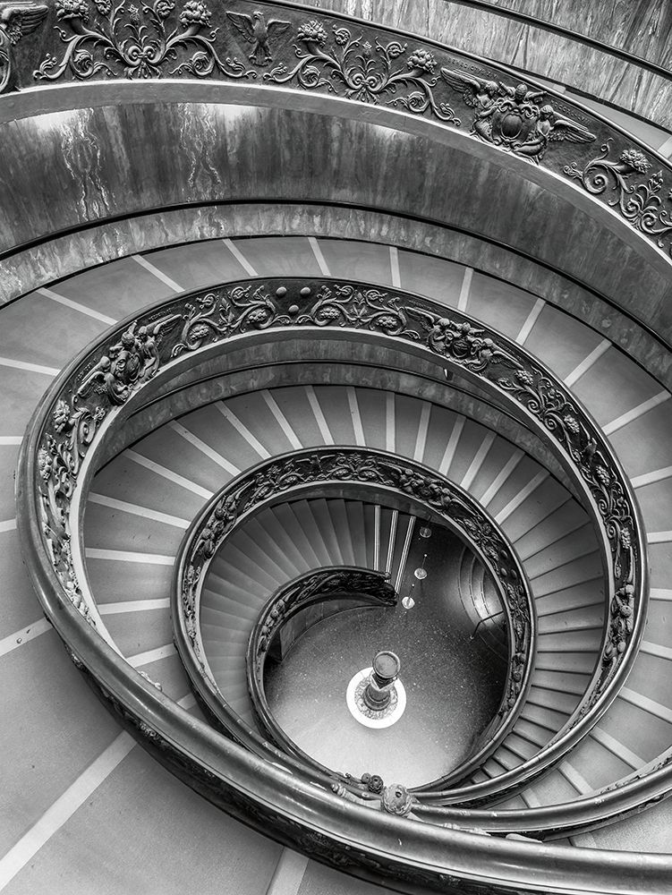 Spiral staircase at the Vatican museum-Rome-Italy